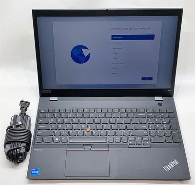 Portátil Lenovo ThinkPad T15 i5 1135G7 2,4 GHz 15,6" FHD 16 GB 256 GB NVMe Windows 11 Foto 1 de 4