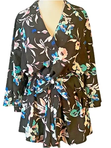Lane Bryant Floral Top Blouse Shirt NWT 18/20 - Picture 1 of 6