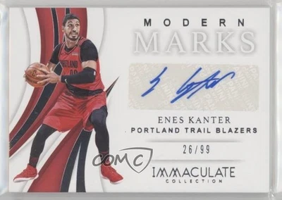 2018-19 Panini Immaculate Modern Marks /99 Enes Kanter #MM-EKT Auto - Image 1 of 2
