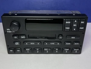 Ford F-150 AM FM 2000-2004 cassette radio de stock OEM YL3F-18C870-AA - Imagen 1 de 9