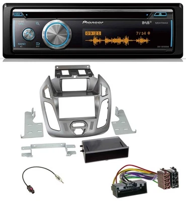 Pioneer MP3 DAB USB CD Bluetooth Autoradio für Ford Transit Connect mit Display - Bild 1 von 4