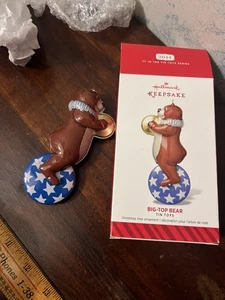 Hallmark Keepsake Ornament 2014 Big-Top Bear Tin Toys - Picture 1 of 4