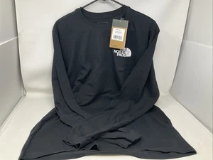 Herren North Face Langarmshirt schwarz Large  - Bild 1 von 4