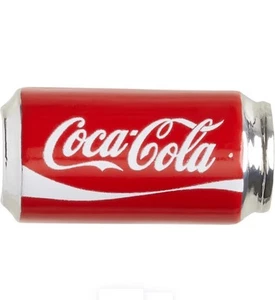 crocs Jibbitz Coca-Cola Can Coke Collector Red Metal Authentic Genuine - Picture 1 of 5
