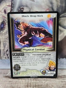DBZ Dragon Ball Z Black Drop Kick 97 CCG Unlimited Kid Buu Saga MP Score - Bild 1 von 3