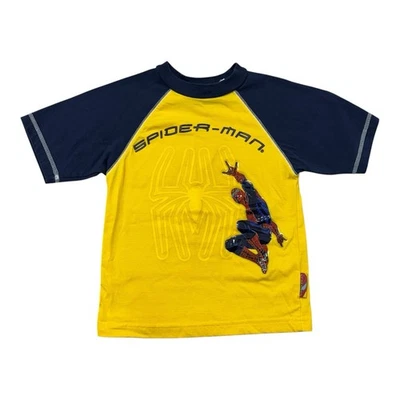 Camiseta Gráfica Promocional Vintage Homem-Aranha Marvel Filme Quadrinhos Meninos Crianças Tamanho 4 - Imagem 1 de 4