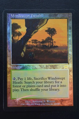 Magic The Gathering MTG WINDSWEPT HEATH FOIL #2 Onslaught LP Lightly Played - Image 1 of 2