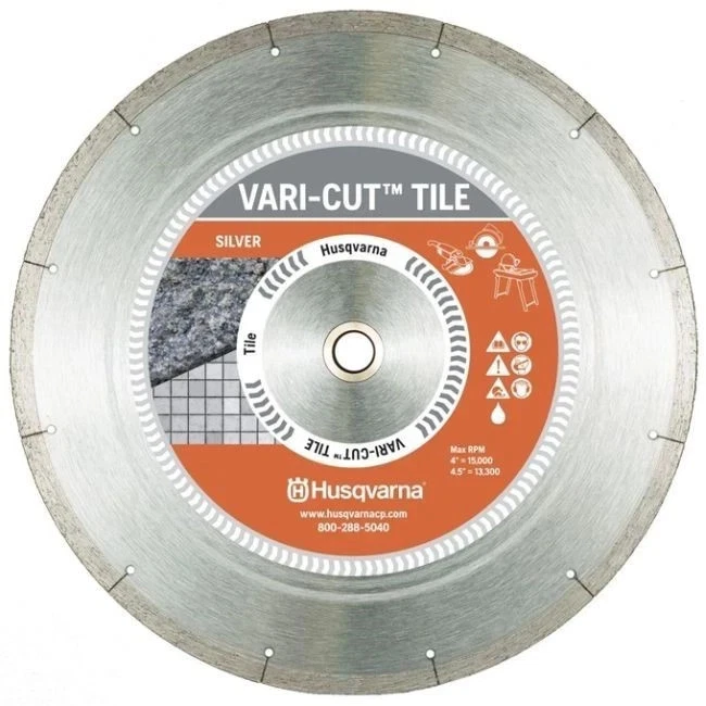 Hoja de sierra para azulejos de cerámica Husqvarna Vari-Cut de 10 pulgadas Foto 1 de 1