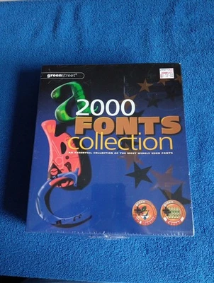 2000 font CD are TrueType fonts .ttf/.ttc Scalable Any Windows Systems Big Box - Image 1 of 4