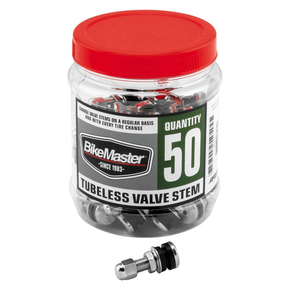BikeMaster 151412 Silver Tubeless Valve Stem - Imagem 1 de 1