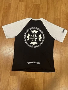 Camiseta de hombre Chrome Hearts blanca negra manga corta talla grande - Imagen 1 de 16