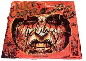 RARE Alice Cooper Keepin Halloween Alive Cd AUTOGRAPHED BY Artist - Picture 1 of 6
