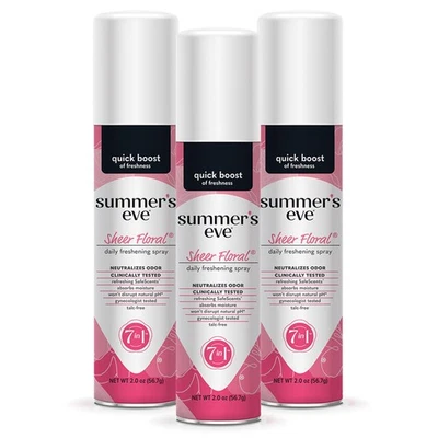 Spray femenino refrescante diario floral transparente Summer's Eve paquete de 3 oz Foto 1 de 4