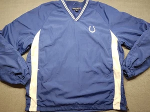 Vintage Port Authority Indianapolis Colts Pullover Windbreaker Men's Medium - Picture 1 of 7