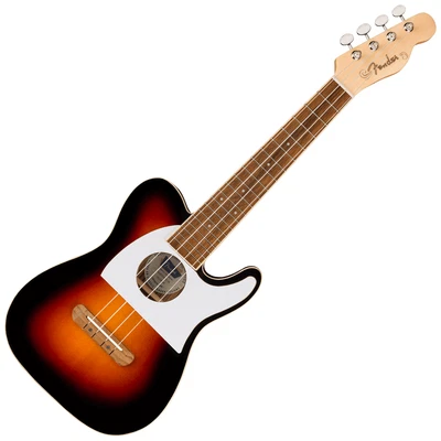 Fender Fullerton Tele® Acoustic/Electric Uke — 2-Tone Sunburst - Image 1 of 4