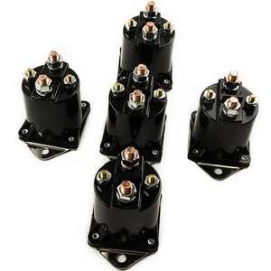 36 Volt 36v Solenoid For Club Car Ds Golf Cart Part 1976-1998 [4 Terminal] Black - Picture 1 of 20