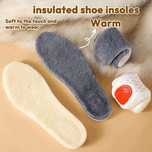  2 Paar Thermo Einlegesohlen für Stiefel & Schuhe - warm Plüsch gefüttert - schweißabsorbierend - Bild 1 von 12