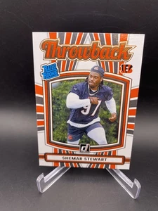 2025 Panini Donruss Throwback Rated Rookie Shemar Stewart Cincinnati Bengals - Bild 1 von 2