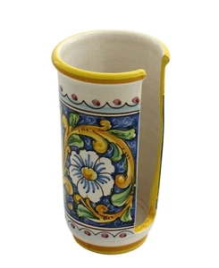 GROSSER GLÄSERHALTER AUS SIZILIANISCHER KERAMIK BAROCK ART 17 - Bild 1 von 1