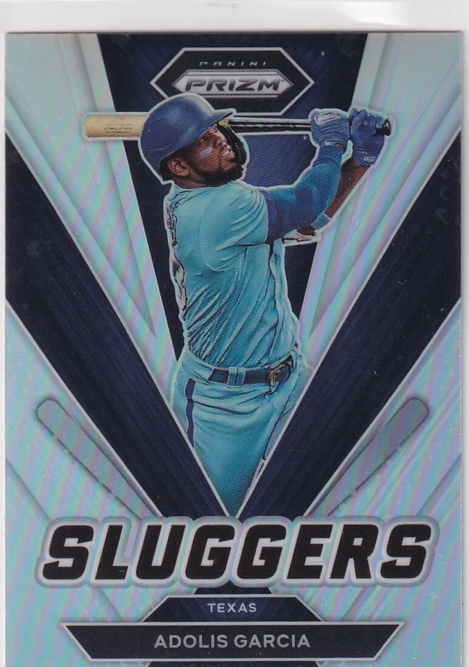 2022 PRIZMS SILVER SLUGGERS ADOLIS GARCIA TEXAS RANGERS PRIZM PARALLELS JC-1779 - Image 1 of 1