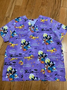 Disney Scrub Uniform, Halloween with Mickey and friends, Women's Large - Picture 1 of 4