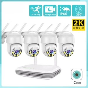 Wireless WiFi Security Camera 4MP 8CH Waterproof Face Detect Video Surveillance - Picture 1 of 23