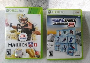 "Winter Sports 2 The Next Challenge 2 Xbox 360 & Madden NFL 11-Completo ""Testato" - Foto 1 di 4
