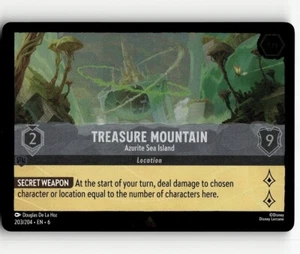 Cold Foil - Disney Lorcana Treasure Mountain - Azurite Sea Island - Azurite Sea - Picture 1 of 1