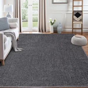 GlowSol Area Rug 8x10 Washable Rug Large Modern Solid Rug Traditional Rug Sol... - Picture 1 of 7