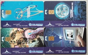 Malaysia Used Telekom Phone Card : 4 pcs Gateway To The Future - Picture 1 of 2
