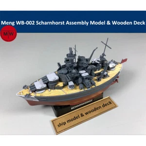 Meng WB-002 Warship Builder Scharnhorst Q Edition Assembly Model & Wooden Deck - Picture 1 of 11