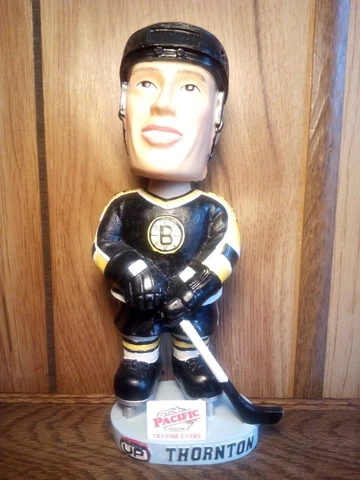 Boston Bruins JOE THORNTON Bobblehead 2003 Pacific Heads Up with Original Box Cover