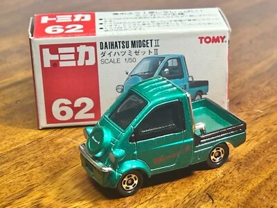 Tomica #62 Daihatsu Midget II Pickup - Green - Mint/Boxed USA Boxed Ship - Image 1 of 4