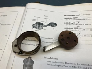 Bosch Hupenknopf Schleifkontakt Vorkrieg Horch Opel Mercedes Wanderer [3840-13] - Picture 1 of 5