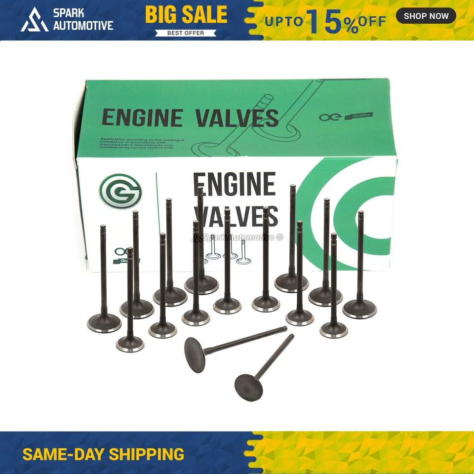 Válvulas de escape de admisión aptas para 07-12 Nissan Sentra Versa Cube 1.8 2.0 MR18DE MR20DE Foto 1 de 4