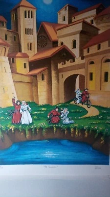 serigrafia polimaterica Ulisse  - Immagine 1 di 2