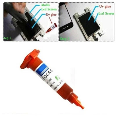 1/2X 5ml TP-2500 UV Glue Optical Clear Adhesive Cell phone Glass Lens LCD Repair - Image 1 of 4