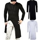Men's Western style Pullover T-Shirt  Neck Mid Length Basic Hip Hop shoes