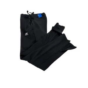 Adidas Originals Women’s Laced Slim Pants Black S HK5082 Zip Ankles Straight Leg - Picture 1 of 17