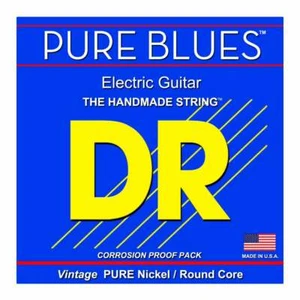 Cuerdas de guitarra eléctrica DR PURE BLUES níquel puro 9-46 ligeras/pesadas - Imagen 1 de 1