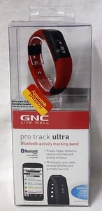 GNC Pro Track Ultra Bluetooth Activity Tracking Band - Red - GP-5568-RED - Picture 1 of 6