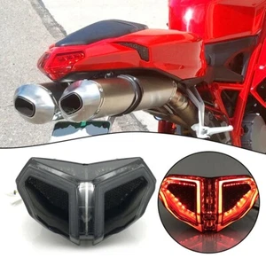 Integrated LED Rear Tail Light Brake Turn Signals For-Ducati 848 1098 1198 - Picture 1 of 15