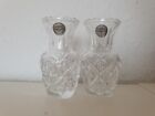 Mini vases vintage cristal d'Arques plomb cristal lot de 2 vases français