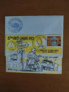 Rallye Paris-Dakar 1993 Souvenir Postcard And Envelope - Picture 1 of 2
