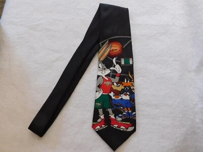 Corbatas de baloncesto vintage Looney Tunes Mania Bugs Bunny para hombre Foto 1 de 4