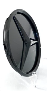 Mercedes-Benz Emblem Black Mirror Grill Raised Star 18.5 2013-18 W176 W205 W246 - Picture 1 of 20