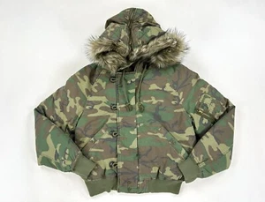 Chaqueta Parka Denim & Supply Ralph Lauren Cremallera Completa Camuflaje - Talla: Pequeña - Imagen 1 de 5