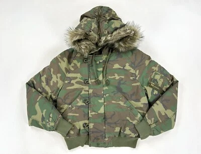 Chaqueta Parka Denim & Supply Ralph Lauren Cremallera Completa Camuflaje - Talla: Pequeña Foto 1 de 4