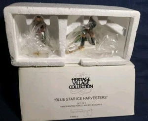 Dept 56 Heritage Village Collection "Blue Star Ice Harvesters" #5650 NIB - Picture 1 of 9