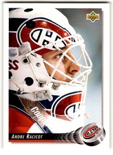 1992-93 Upper Deck Andre Racicot #430 Montreal Canadiens